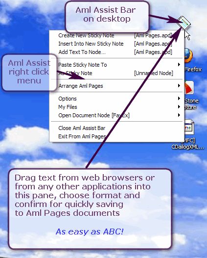 How to quckly open document in Aml Pages : Aml Assist pane